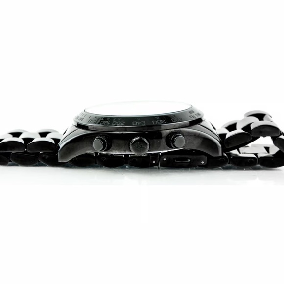 Michael Kors Layton Glitz Pave Dial Black Watch - Picture 5 of 10